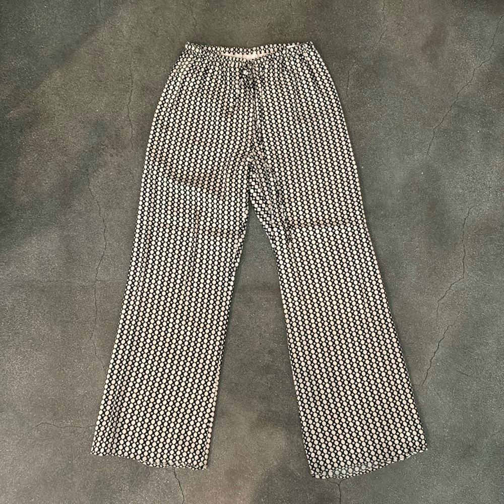 DISSH Marlow Beige Geo Drawstring pants sz 4 - Picture 3 of 4